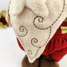 Boneco Papai Noel Vermelho Feliz Natal Enfeite 47x22x14cm - 4