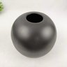 Vaso Bolinha Preto Decorativo 18x20cm Vasinho Ceramica G - 4