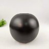 Vaso Bolinha Preto Decorativo 18x20cm Vasinho Ceramica G - 3