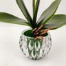 Arranjo Orquidea Planta Artificial 50x26cm Rosa Com Vaso - 6