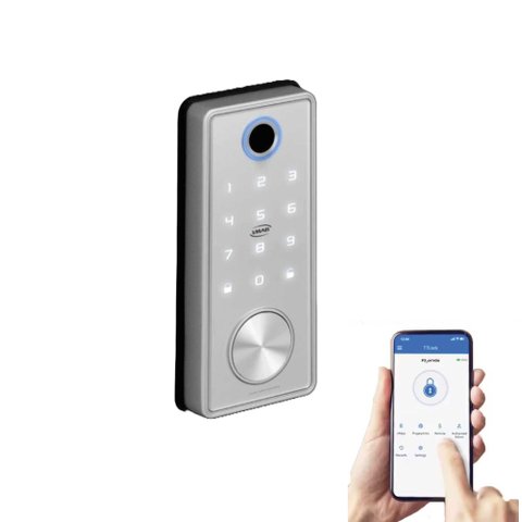 Fechadura Digital Inteligente Imab D120 Cor Prata Rolete