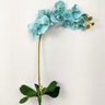 Orquidea Azul Planta Artificial Permanente 95x16cm com Folha - 2
