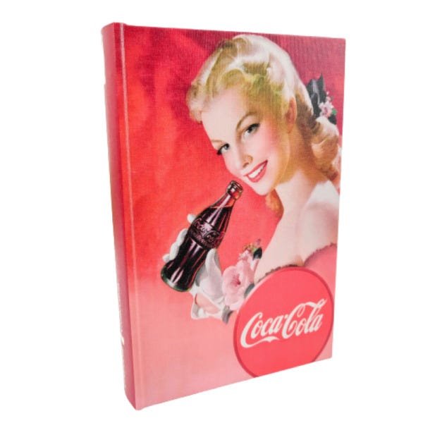 Caixa Livro Decorativa Coca Cola Vermelho 25x17x4cm Retro - 1