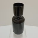 Ver imagem 5 de Vaso Decorativo Enfeite Planta Vintage Vidro 30x11x11cm Preto