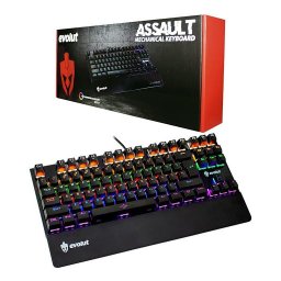 Teclado Gamer Mecanico Blue Switch Evolut Eg204 Assault - 6 Teclado Gamer Mecanico Blue Switch Evolut Eg204 Assault - 6