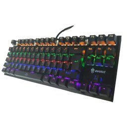 Teclado Gamer Mecanico Blue Switch Evolut Eg204 Assault - 4 Teclado Gamer Mecanico Blue Switch Evolut Eg204 Assault - 4