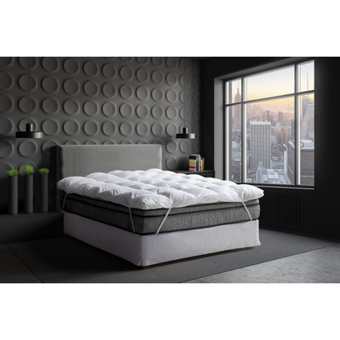 Pillow Top Toque de Pluma - Plumasul King