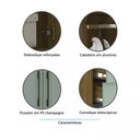 Ver imagem 3 de Guarda-roupa Modulado 101,5cm 3 Portas Paris Luciane