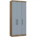Ver imagem 1 de Guarda-roupa Modulado 101,5cm 3 Portas Paris Luciane