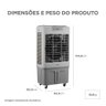 Climatizador de Ar 34,5l Midea Accm342 - 220v - 5
