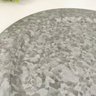 Sousplat Cinza Ferro Galvanizado 33cm Mesa Posta Decoração - 5