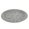 Sousplat Cinza Ferro Galvanizado 33cm Mesa Posta Decoração - 1