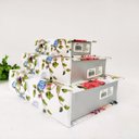 Ver imagem 3 de Caixa Livro Decorativa Beija- Flor 3pç 30/23/16cm Floral