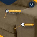 Ver imagem 7 de Sofá Retrátil e Reclinável 3 Lugares Molas Fibra Siliconada Curitiba
