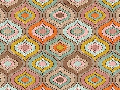 Papel de Parede para Sala Geométrico 0008 - Adesivos de Parede - 3