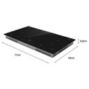 Ver imagem 3 de Cooktop de Indução Embutir Hq 5 Bocas Painel Touch Free Zone 9000w Preto Hq-ide9005/77cm-fz 220v