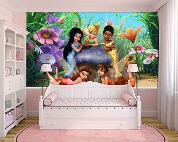 Papel de Parede Infantil Tinkerbell 0009 - Papel de Parede para Quarto - 1