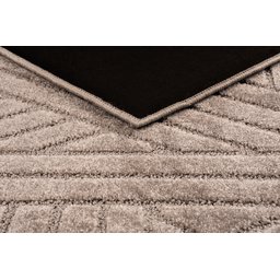 Tapete Sala Alto Relevo Realce Trama 51 Cinza Prata 200x300 cm 2x3m - 3