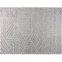 Ver imagem 2 de Tapete Sala Alto Relevo Realce Trama 51 Cinza Prata 200x300 cm 2x3m