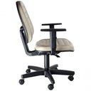 Ver imagem 1 de Cadeira Executiva com Braços Linha Office Siena Cinza