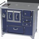 Ver imagem 6 de Fogao a Lenha GII N 2 Gab Sec Azul com Tampa Cald Se