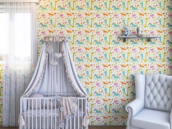 Papel de Parede Infantil 0034 - Adesivos de Parede - 1