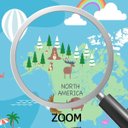 Ver imagem 2 de Papel de Parede Infantil Adesivo 3D Mapa Mundi 0017