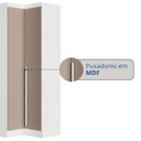 Ver imagem 7 de Móveis para Quarto Módulo Canto Reto 2 Porta Infinity