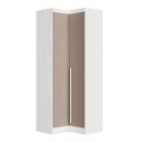 Ver imagem 2 de Móveis para Quarto Módulo Canto Reto 2 Porta Infinity Branco/Line/Duna