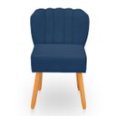 Ver imagem 1 de Cadeira Pétala para Sala de Jantar Confortável e Reforçada Suede