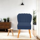 Ver imagem 2 de Cadeira Pétala para Sala de Jantar Confortável e Reforçada Suede