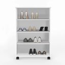 Ver imagem 4 de Armário Sapateira 2 Portas com 4 Prateleiras - Branco