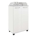 Ver imagem 1 de Armário Sapateira 2 Portas com 4 Prateleiras - Branco