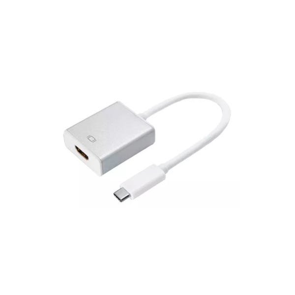 Adaptador Global Ad0503 Type-C Para Hdmi Full Hd 4k 12 Centimetros Cinza - 1