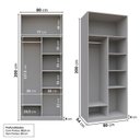 Ver imagem 3 de Guarda-Roupa Modulado 2 Portas Reflecta com Prateleiras Jade CabeCasa MadeiraOriginals