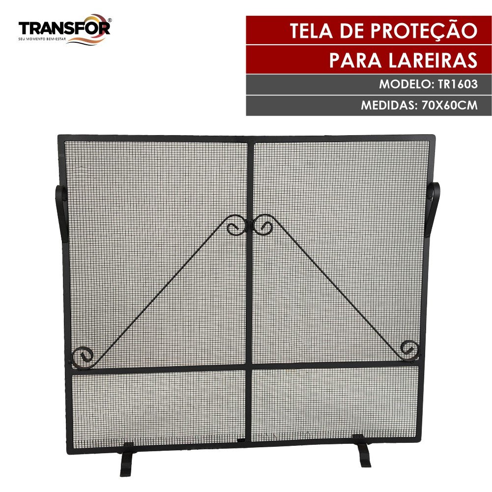 Tela de Proteção para Lareira, Calefator e Fogão - Tr1603 - 2