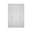 Ver imagem 1 de Modulo de Casal Safira para Guarda-roupas em Mdf com 4 Portas e 3 Gavetas Una Mobília