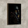 Tela Canvas com Moldura Mulher Face Yellow - 2