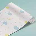 Ver imagem 3 de Papel de Parede Infantil - Lua, Sol e Estrelas 9 Arte Destaque 1,50 Metros