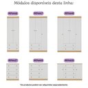 Ver imagem 7 de Quarto de Bebê Completo Berço Americano 3 em 1 Colchão Encanto Multimóveis Mp4609 Madeirado/