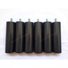 Kit 6 Pés Cama Box Solteiro ou Casal Queen 13cm Tubo Preto - 6