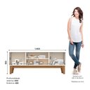 Ver imagem 3 de Rack para Tv até 55 Polegadas 140cm 2 Portas Alure