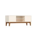 Ver imagem 2 de Rack para TV até 55 Polegadas 140cm 02 Portas Cinamomo/Off White Alure