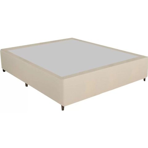 Cama Base Casal Suede 138 X 188cm - Genki Kenko:vermelho