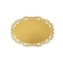 Ver imagem 1 de Kit com 3 Molduras em Mdf Oval Lisa Arabesco Tamanho:40x29cm Cod:kitplm009