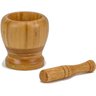 PILAO DE BAMBU GRANDE COM SOCADOR AMASSADOR ALHO NATURAL - 2