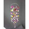 Móbile berço bebê infantil quarto Flores coloridas 46x15 - 1
