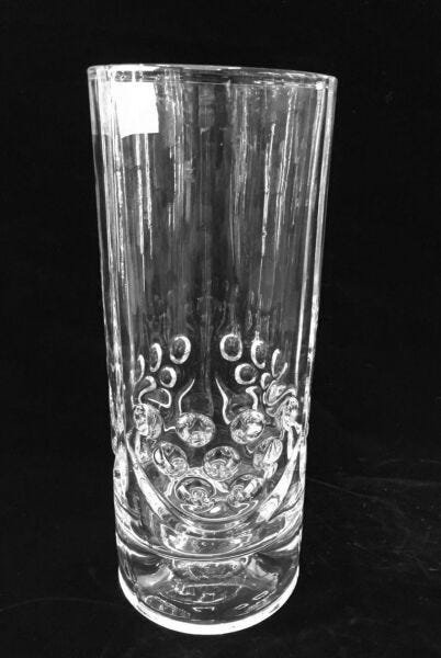 Vaso de Vidro Grosso Cristal Tube Bubble 29cm 1032 LylHome - 2