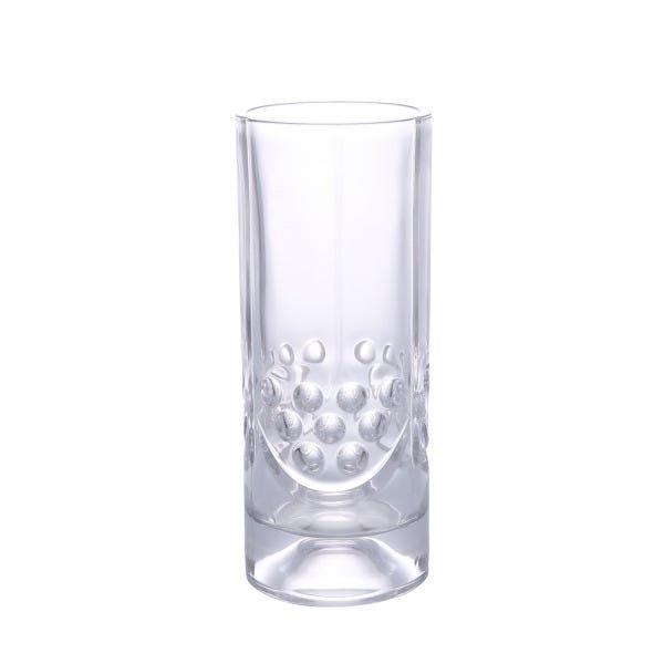 Vaso de Vidro Grosso Cristal Tube Bubble 29cm 1032 LylHome - 1