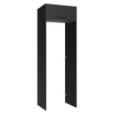 Ver imagem 1 de Porta-Geladeira 73 cm 1 Porta Basculante Preto/Rustic/Preto Agata Madesa